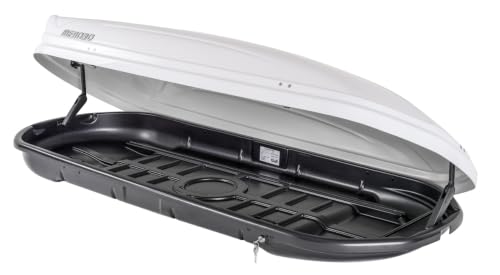 MENABO Dachbox 460 Liter Dachkoffer Lx1950mm, Bx790mm, Hx360mm, Autokoffer ABS (Acrylnitril-Butadien-Styrol-Copolymerisat) weiß glänzend