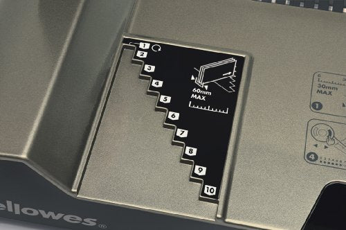 Fellowes 5642001 Büro Thermobindegerät Helios 60 platin/schwarz