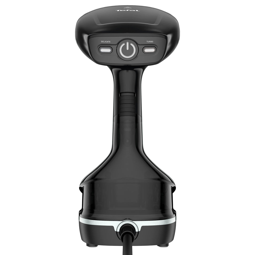Tefal Access Steam Force Dampfbürste, Dampfglätter 2000 Watt, 190 ml Wassertank, in nur 25 Sekunden aufgeheizt und einsatzbereit, entkeimende Dampfkraft, Steamer, schwarz/silber, DT8250