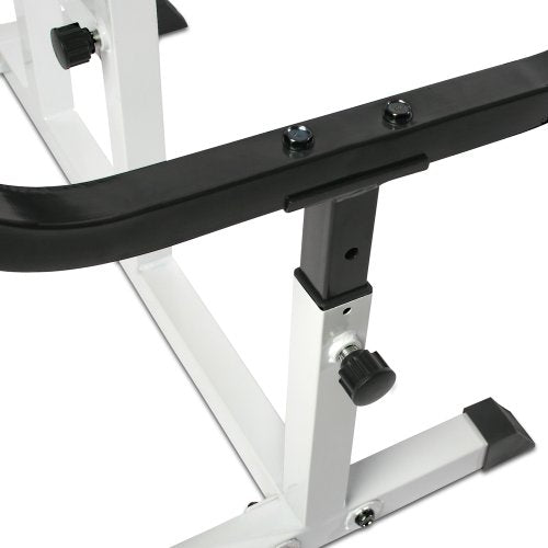 Physionics® Curlbank bis 200 kg mit verstellbarer Armlehne und Hantelablage