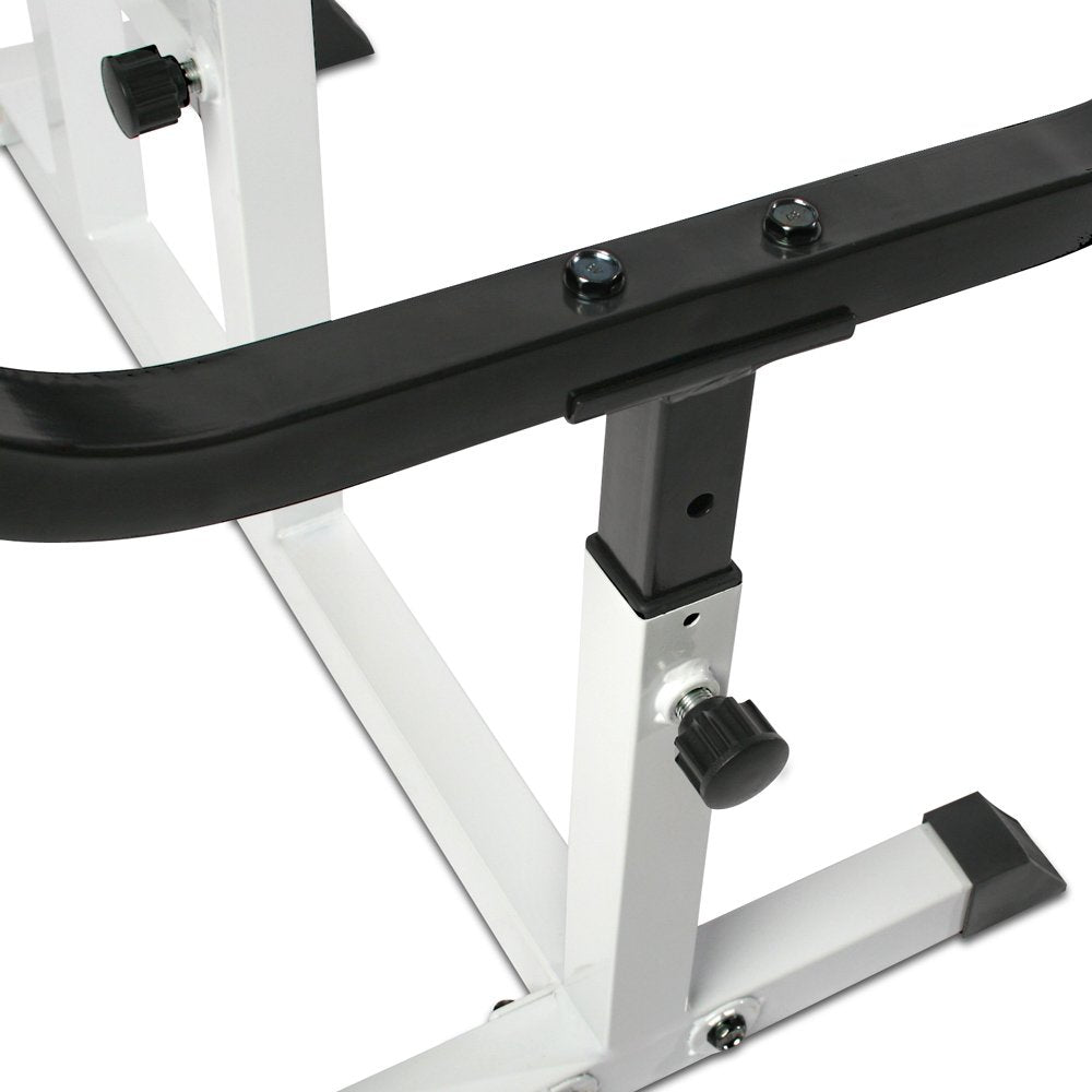 Physionics® Curlbank bis 200 kg mit verstellbarer Armlehne und Hantelablage