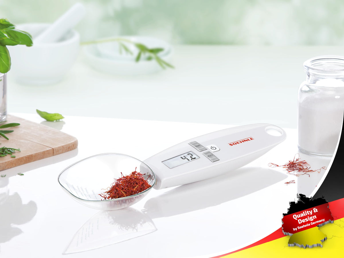 Soehnle Löffelwaage Cooking Star, 0,1-g Feinwaage bis 500g, für Gewürze etc