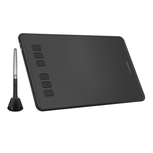 HUION Inspiroy H640P Grafiktablett, 6 Tasten