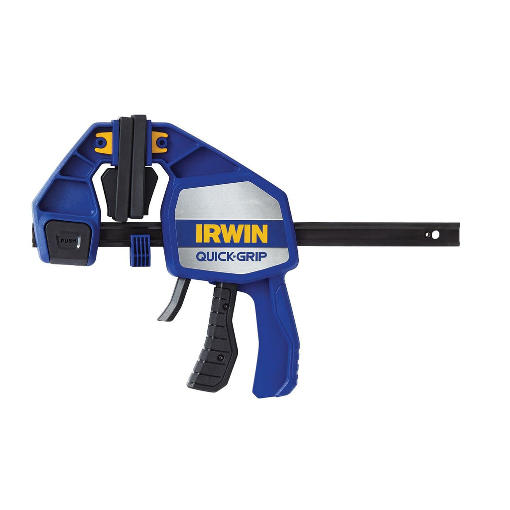 Irwin 10505942 XP Einhand-Zwinge 150 mm, extrem Haltekraft 250 kg, Spreizfunktion
