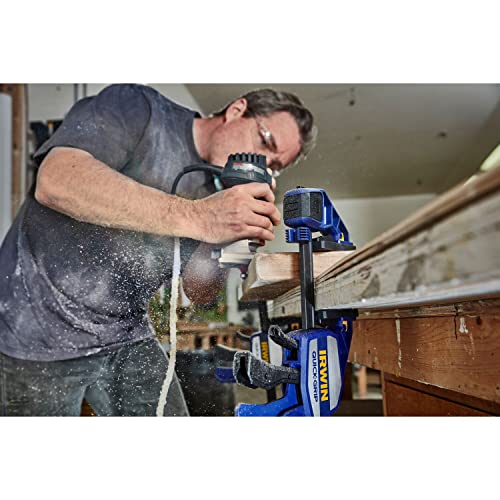 Irwin 10505942 XP Einhand-Zwinge 150 mm, extrem Haltekraft 250 kg, Spreizfunktion
