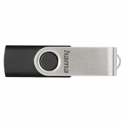 Hama 16GB USB-Stick USB 2.0 Datenstick, 10 MB/s Datentransfer, mit Öse