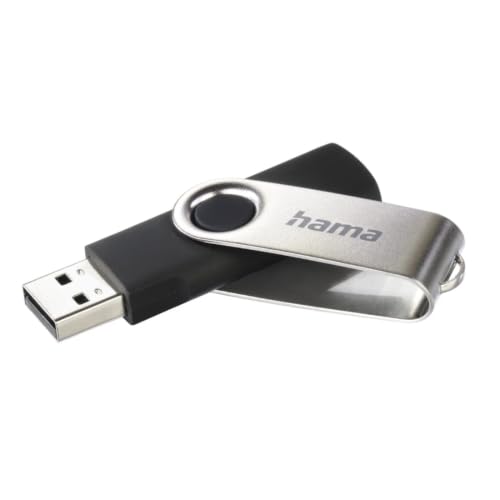 Hama 16GB USB-Stick USB 2.0 Datenstick, 10 MB/s Datentransfer, mit Öse