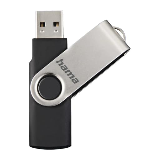 Hama 16GB USB-Stick USB 2.0 Datenstick, 10 MB/s Datentransfer, mit Öse