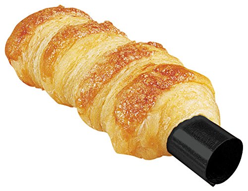 Zenker Schaumrollen Set – Premium Backformen für köstliche Schaumrollen, hitzebeständig bis 230°C, inklusive praktischer Aufbewahrungsbox, 6 Stück, Schwarz