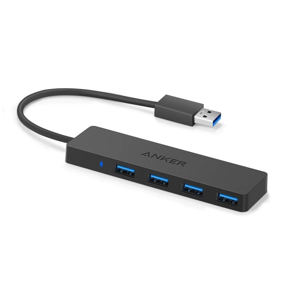 Anker 4-Port USB 3.0 Flacher Datenhub,Datensynchronisierung mit biszu 5Gbps