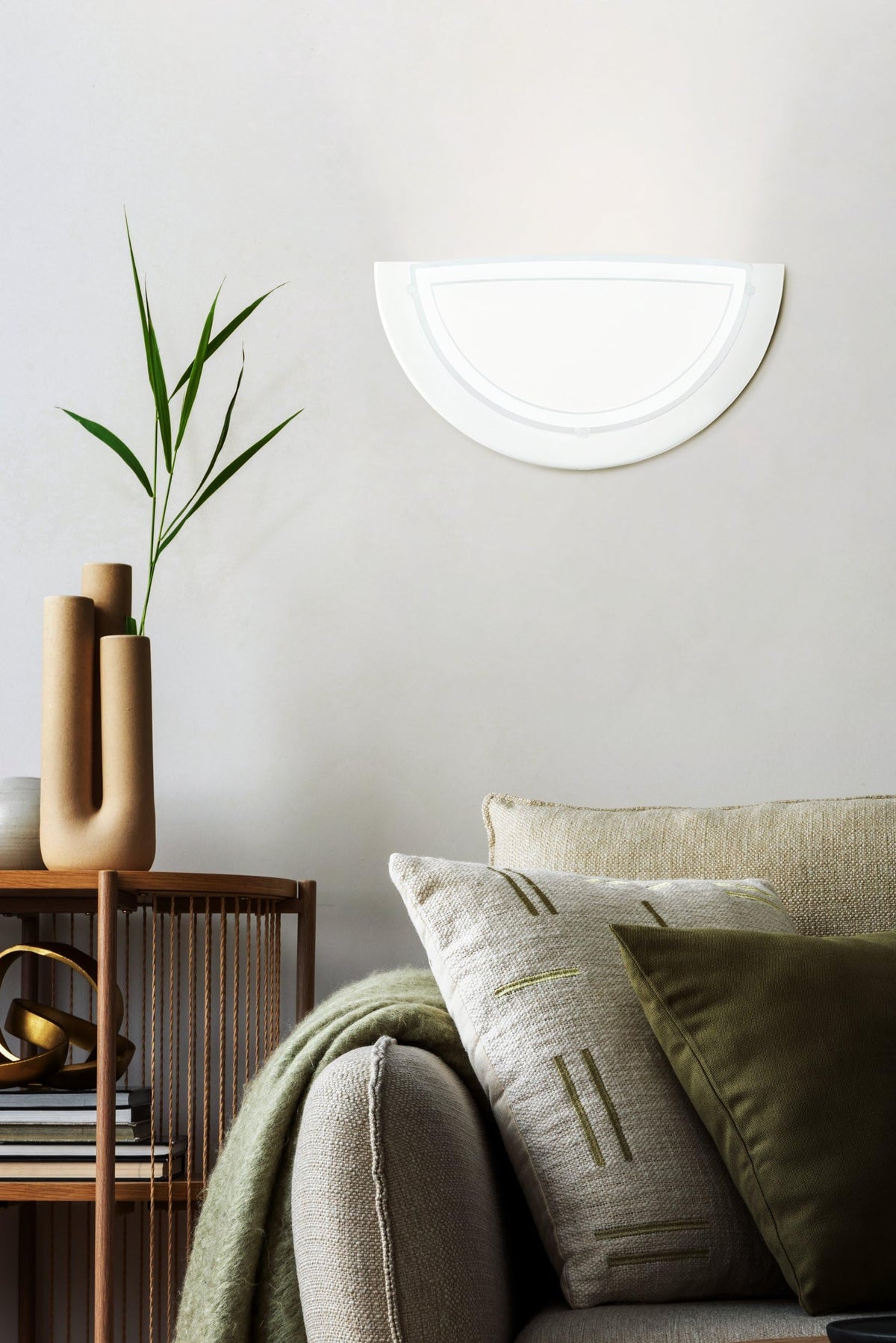 EGLO Wandlampe Planet 1, Wandleuchte halbrund mit E27 Fassung