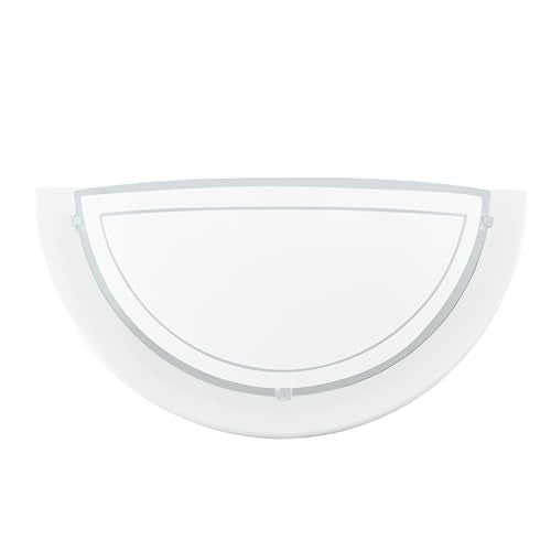 EGLO Wandlampe Planet 1, Wandleuchte halbrund mit E27 Fassung