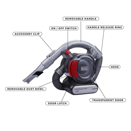BLACK+DECKER 12V Auto-Handstaubsauger, PD1200AV-XJ