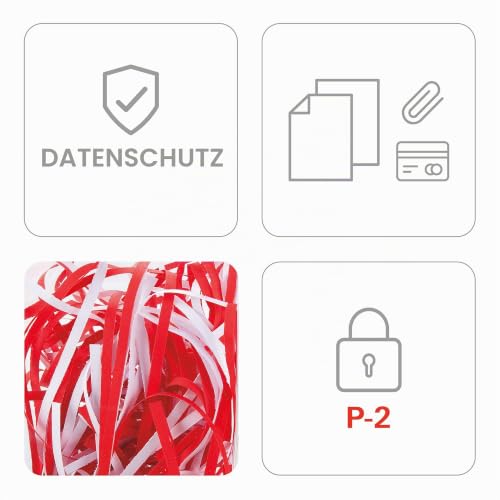 HSM SECURIO C16 Aktenvernichter I Streifenschnitt 5,8 mm I 17 Blatt