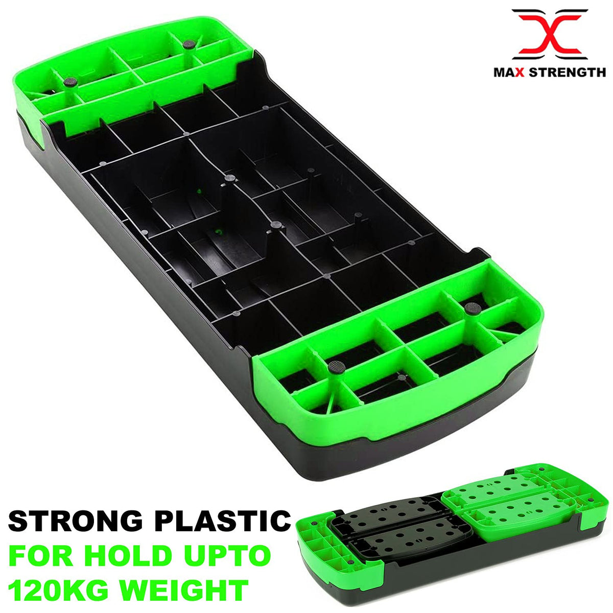 MAXSTRENGTH Aerobic Stepper Cardio Fitness Schritt board-3 Ebenen Home Fitness Block