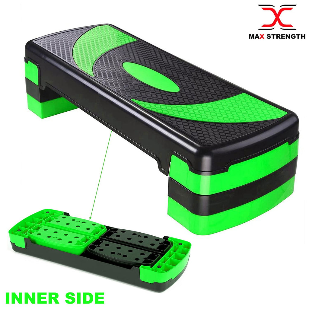 MAXSTRENGTH Aerobic Stepper Cardio Fitness Schritt board-3 Ebenen Home Fitness Block