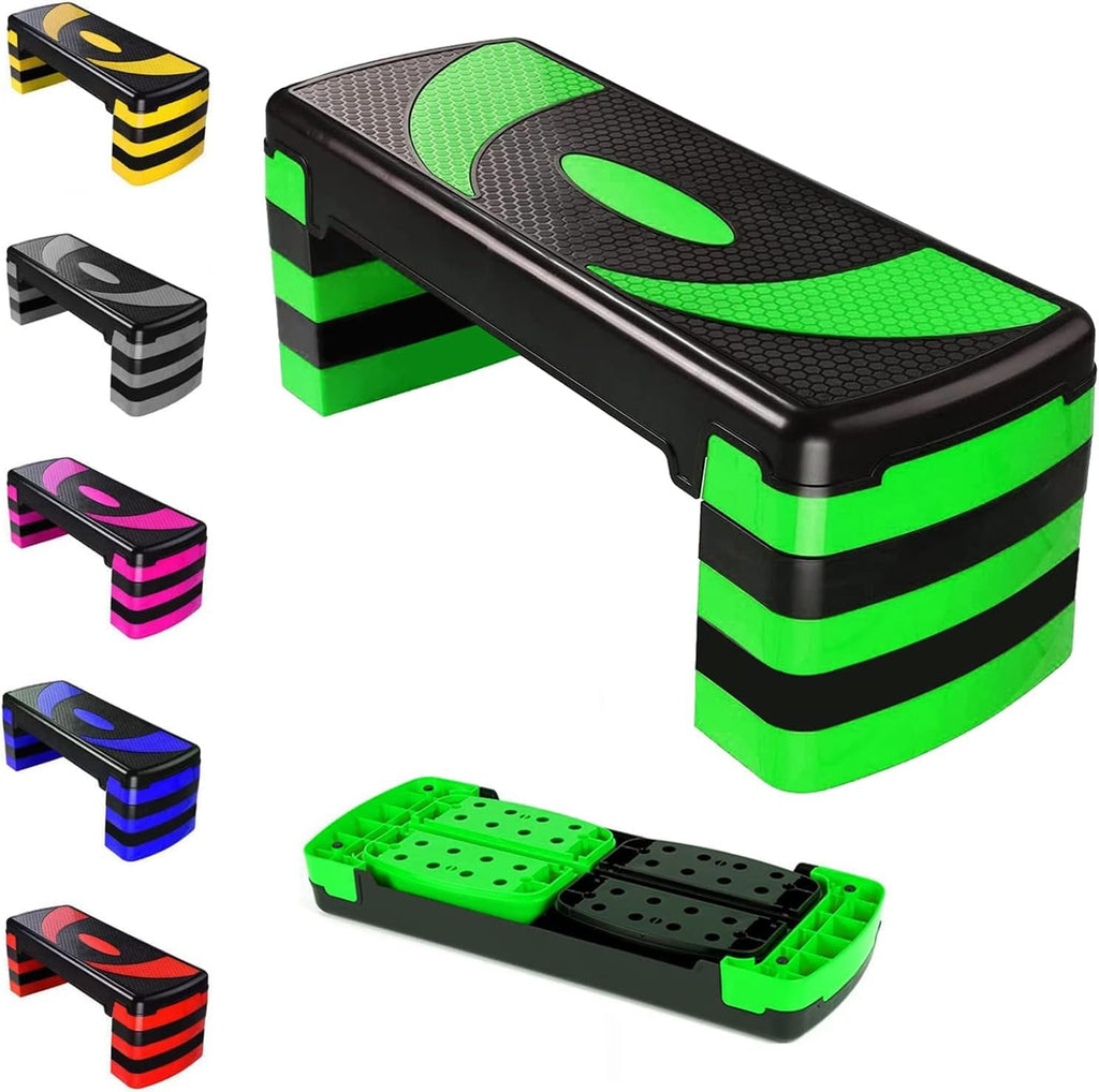 MAXSTRENGTH Aerobic Stepper Cardio Fitness Schritt board-3 Ebenen Home Fitness Block