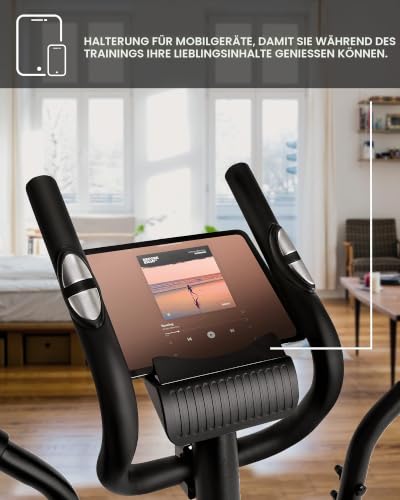 ZIPRO Crosstrainer Shox für Zuhause mit 8 Widerstandsstufen bis 120 kg