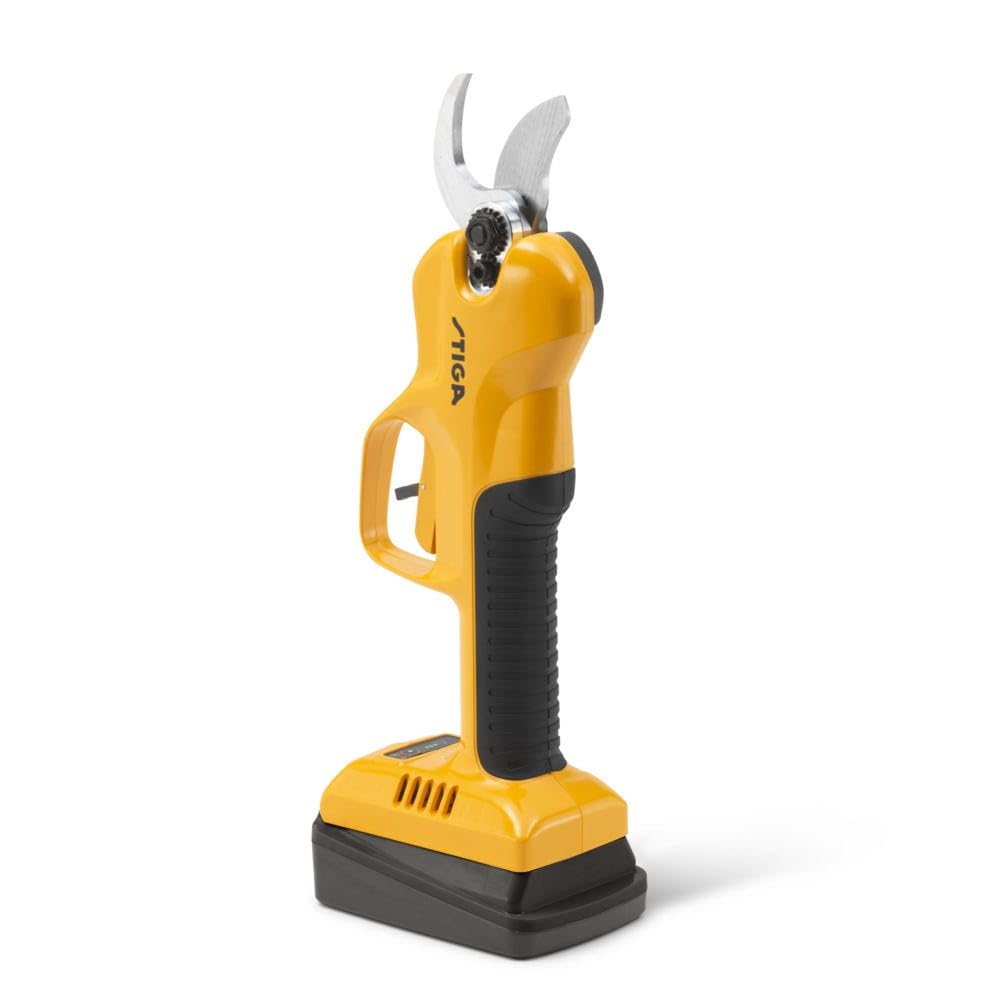 STIGA SC 100e Kit Akku-Astschere, 20 V, 500 W, 30 mm – Inkl. Akku 2 Ah + Ladegerät, Einstellbare Klingen 15/25/30 mm – Für Hecken, Büsche Und Sträucher