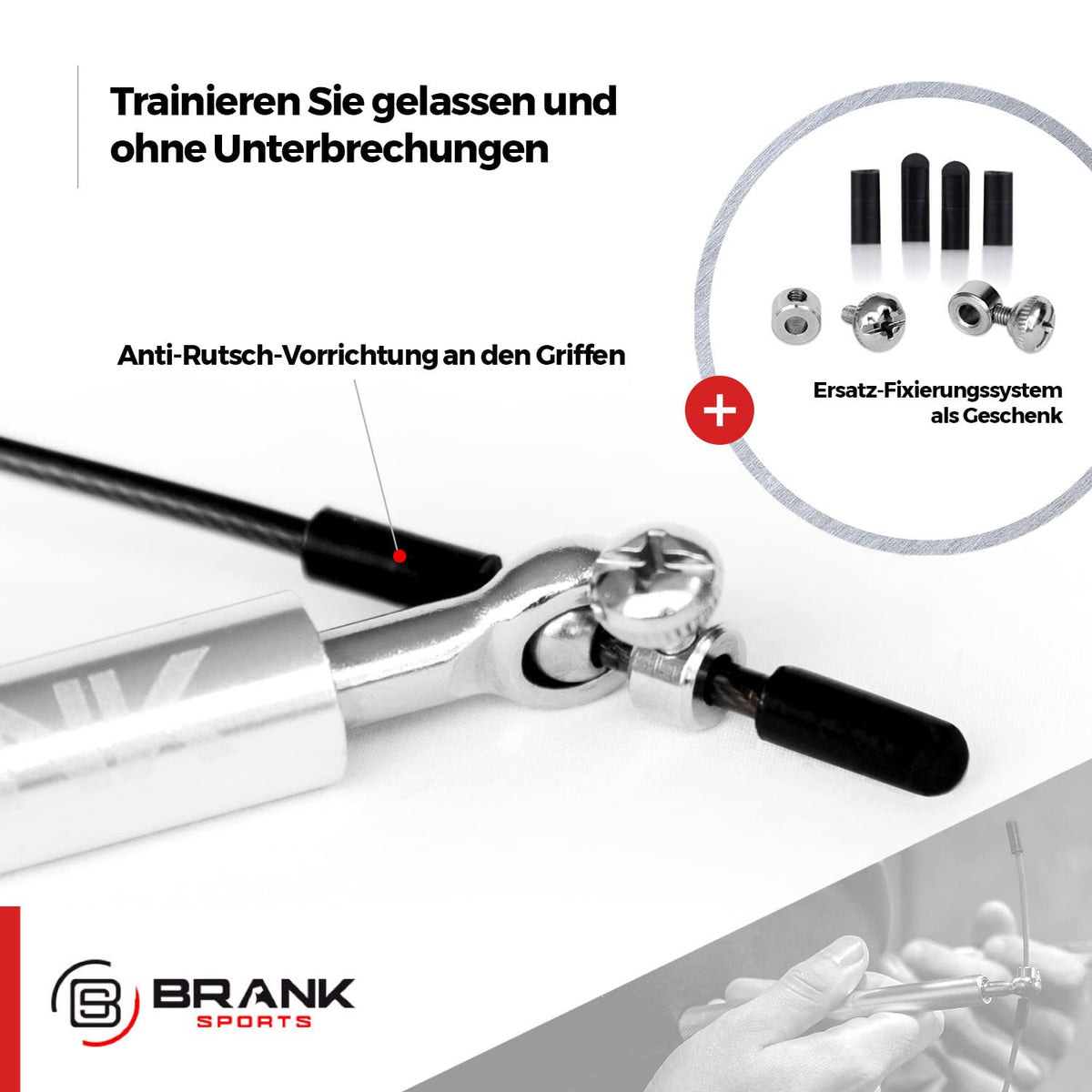 3,5 Meter Springseil Für Erwachsene Fitness - Double-Under-Erfolge - Boxen Sport - Seilspringen - Speed Rope - Sprungseil Erwachsener - Inklusive Gratis Trainingsplan