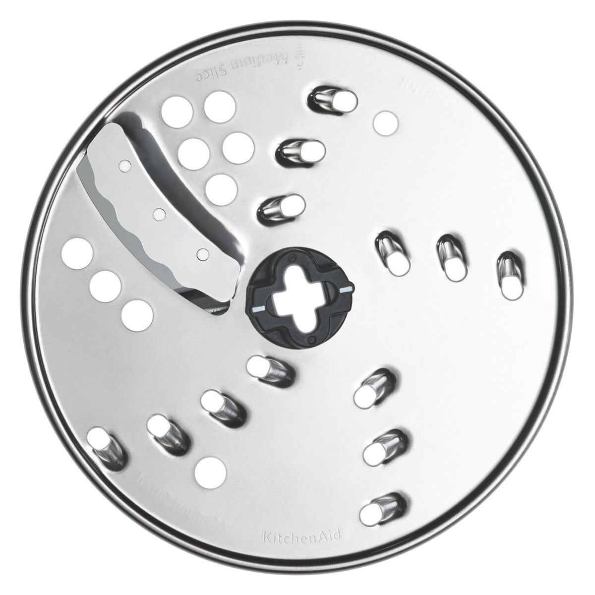KitchenAid Food Processor - Kompakter Küchenmaschine mit 2 geschwindigkeitsstufen und Pulsfunktion - Zerkleinern, Kneten, Reiben und Schneiden - BPA-Frei - 1,7L Schüssel - 250 W - Schwarz