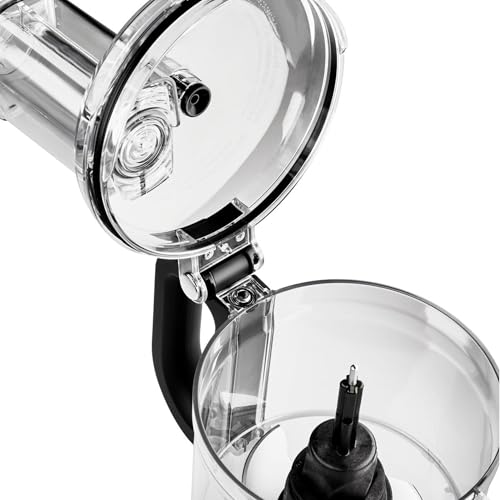 KitchenAid Food Processor - Kompakter Küchenmaschine mit 2 geschwindigkeitsstufen und Pulsfunktion - Zerkleinern, Kneten, Reiben und Schneiden - BPA-Frei - 1,7L Schüssel - 250 W - Schwarz