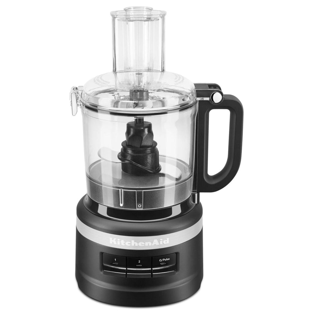 KitchenAid Food Processor - Kompakter Küchenmaschine mit 2 geschwindigkeitsstufen und Pulsfunktion - Zerkleinern, Kneten, Reiben und Schneiden - BPA-Frei - 1,7L Schüssel - 250 W - Schwarz