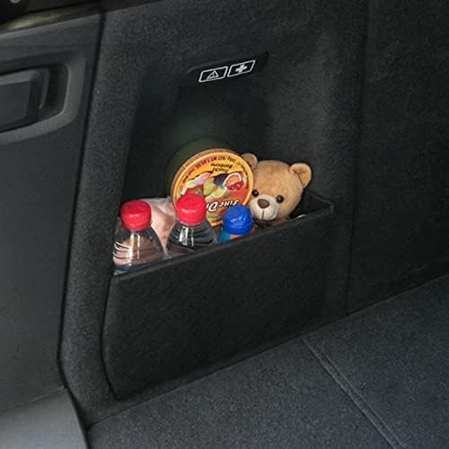2Pcs Kofferraum Organizer Partitionen für X3 G01 2017 2018 2019 2020, Kofferraum Organizer Auto Kofferraum-Aufbewahrung Blende Trunk Organizer Partitionen Zubehör