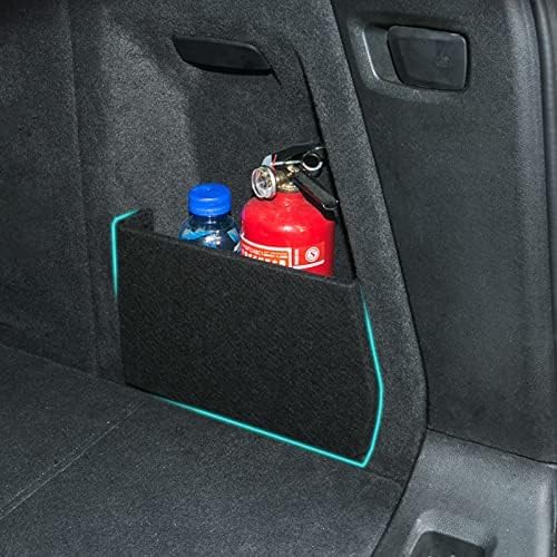 2Pcs Kofferraum Organizer Partitionen für X3 G01 2017 2018 2019 2020, Kofferraum Organizer Auto Kofferraum-Aufbewahrung Blende Trunk Organizer Partitionen Zubehör