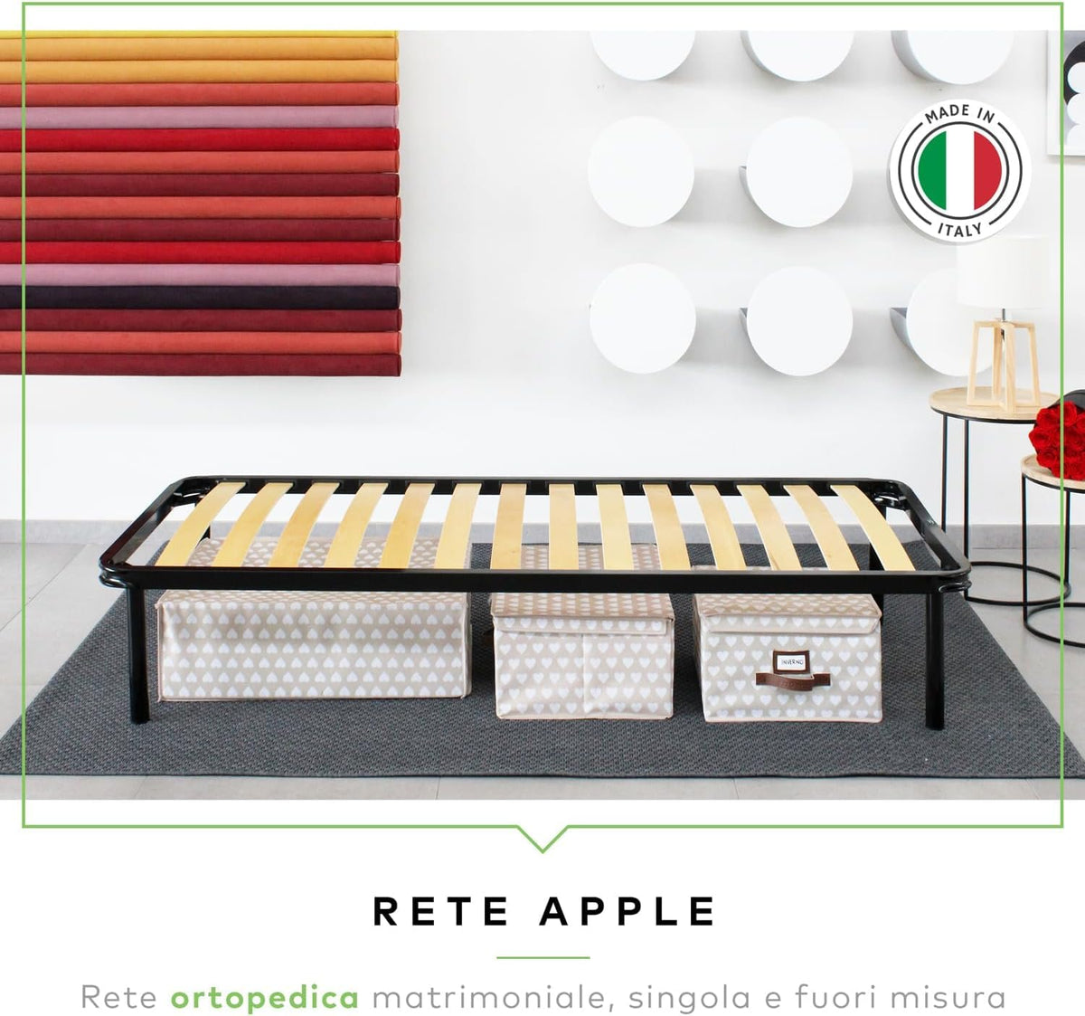 EVERGREENWEB Lattenrost 80x190 Höhe 35 cm, Orthopädisches Extra Komfort Leisten Holz, Einzelbett mit 4 Abnehmbar Füße, Verstärkte Bettrahmen aus Stahl, Bettgestell geeignet für alle Betten & Matratzen