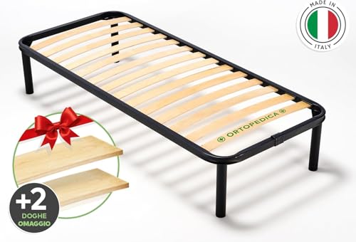 EVERGREENWEB Lattenrost 80x190 Höhe 35 cm, Orthopädisches Extra Komfort Leisten Holz, Einzelbett mit 4 Abnehmbar Füße, Verstärkte Bettrahmen aus Stahl, Bettgestell geeignet für alle Betten & Matratzen