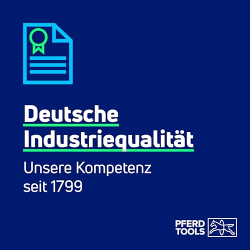 PFERD Tools Werkstattfeile Flachstumpf, 200mm, Kreuzhieb H2 auf drei Seiten, inkl. Ergonomie-Feilenheft, 11210207 – für universelle Schrupp- und Schlichtarbeiten geeignet, Metal 1 count