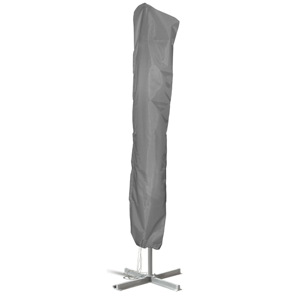 paramondo Sonnenschirm-Schutzhülle, mit Reißverschluss & Bedienstab, 236 x 46/54 cm, L, Grau