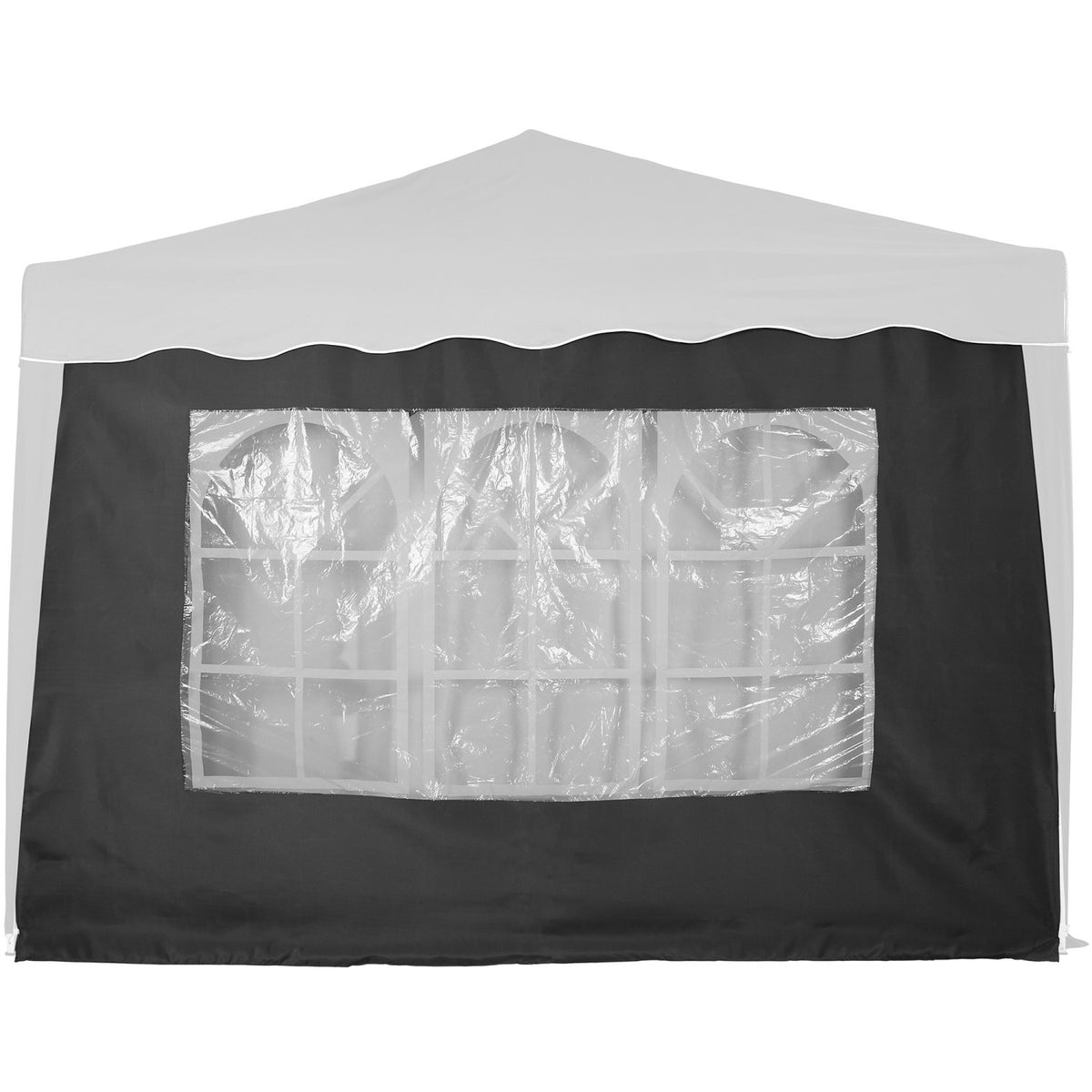 INSTENT Basic Seitenwand/Seitenteil für Pavillon 3 x 3 m mit Fenster oder Reißverschluss, wasserabweisend und atmungsaktiv, Farbauswahl, für Festzelt, Partyzelt