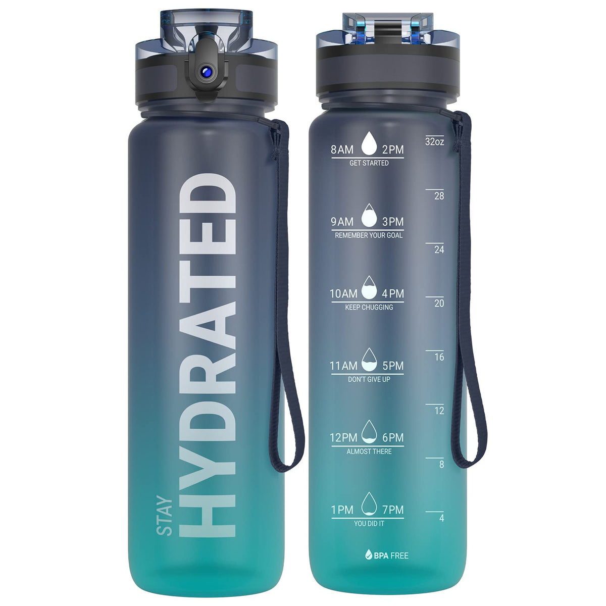 Sahara Sailor Trinkflasche, Tritan 1L/500ML/750ML Wasserflasche 1 Flasche