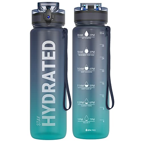 Sahara Sailor Trinkflasche, Tritan 1L/500ML/750ML Wasserflasche 1 Flasche