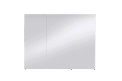 Schildmeyer Basic Spiegelschrank ohne Beleuchtung ‎134109, weiß Glanz, 100 cm