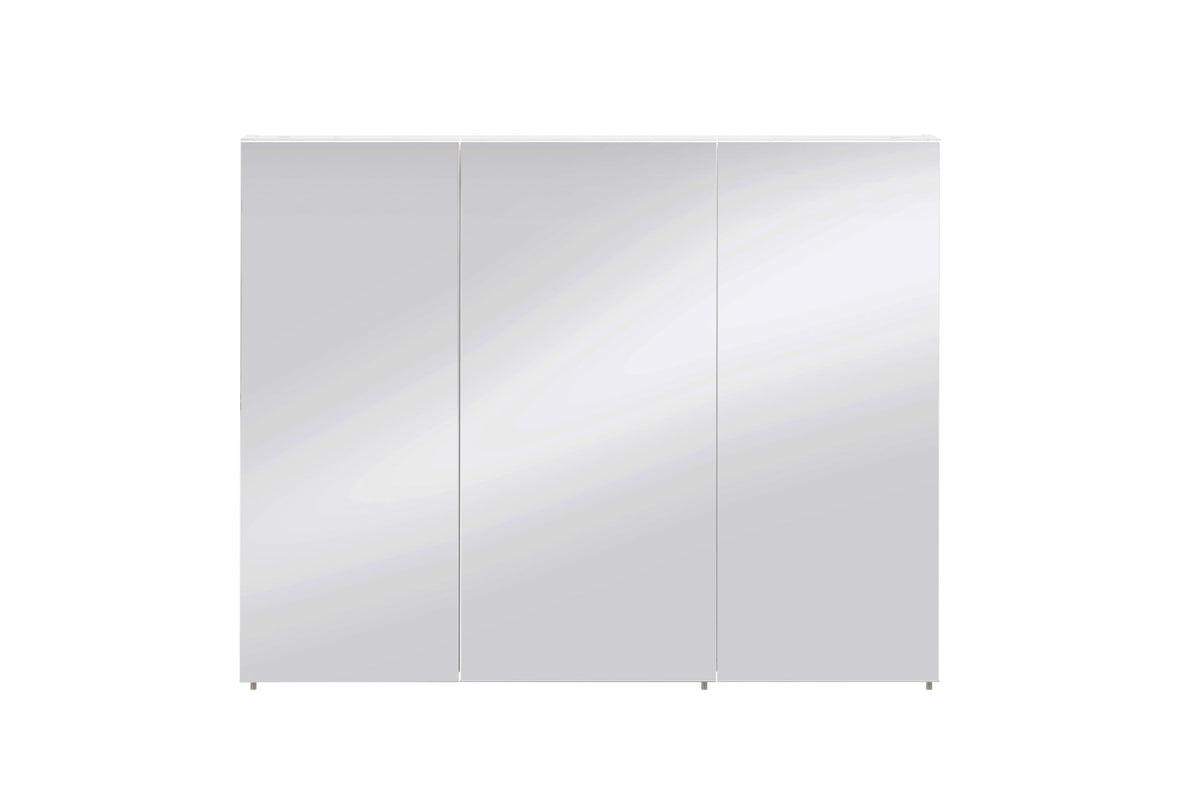 Schildmeyer Basic Spiegelschrank ohne Beleuchtung ‎134109, weiß Glanz, 100 cm