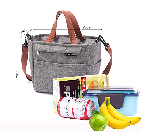 Lunchtasche,Kühltasche Klein lsoliertasche Picknicktasche Thermostasche Mittagessen Tasche Lunchbag Herren/Damen/Kinder für Büro, Schule und Picknick