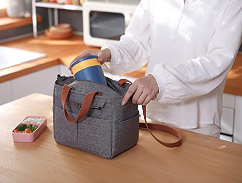Lunchtasche,Kühltasche Klein lsoliertasche Picknicktasche Thermostasche Mittagessen Tasche Lunchbag Herren/Damen/Kinder für Büro, Schule und Picknick