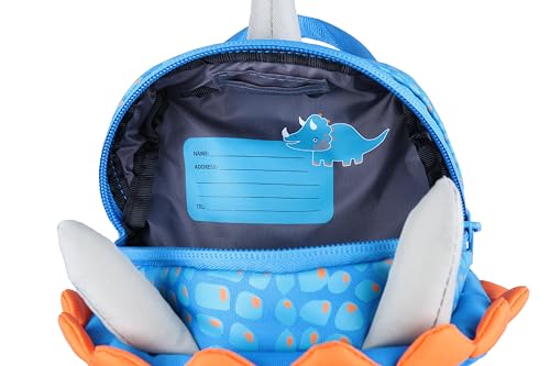 LittleLife Animal Kleinkindrucksack mit Sicherheitsleine, Triceratops