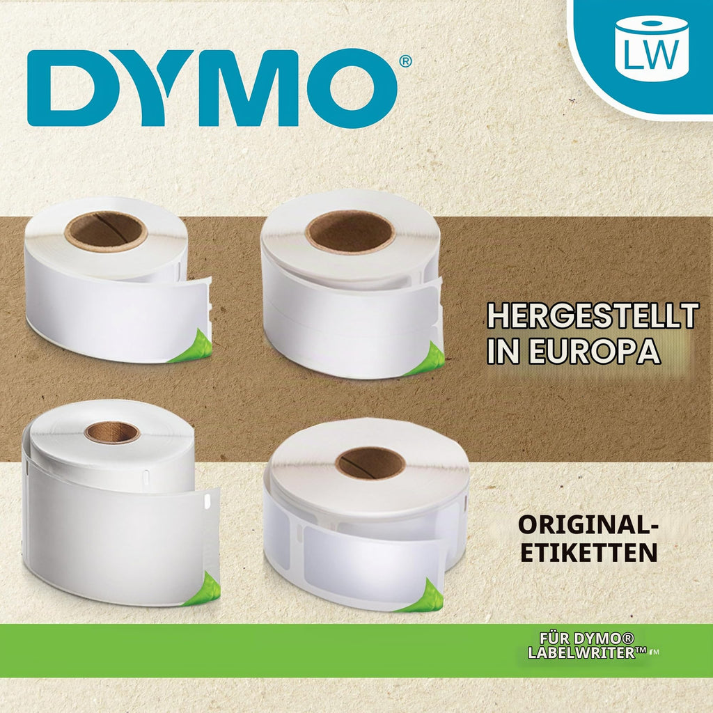 DYMO Original LabelWriter Adressetiketten (Groß) | 36 mm x 89 mm | 24 Rollen mit je 260 leicht ablösbaren Etiketten (6.240 Etiketten) | selbstklebende Etiketten | für LabelWriter-Beschriftungsgerät
