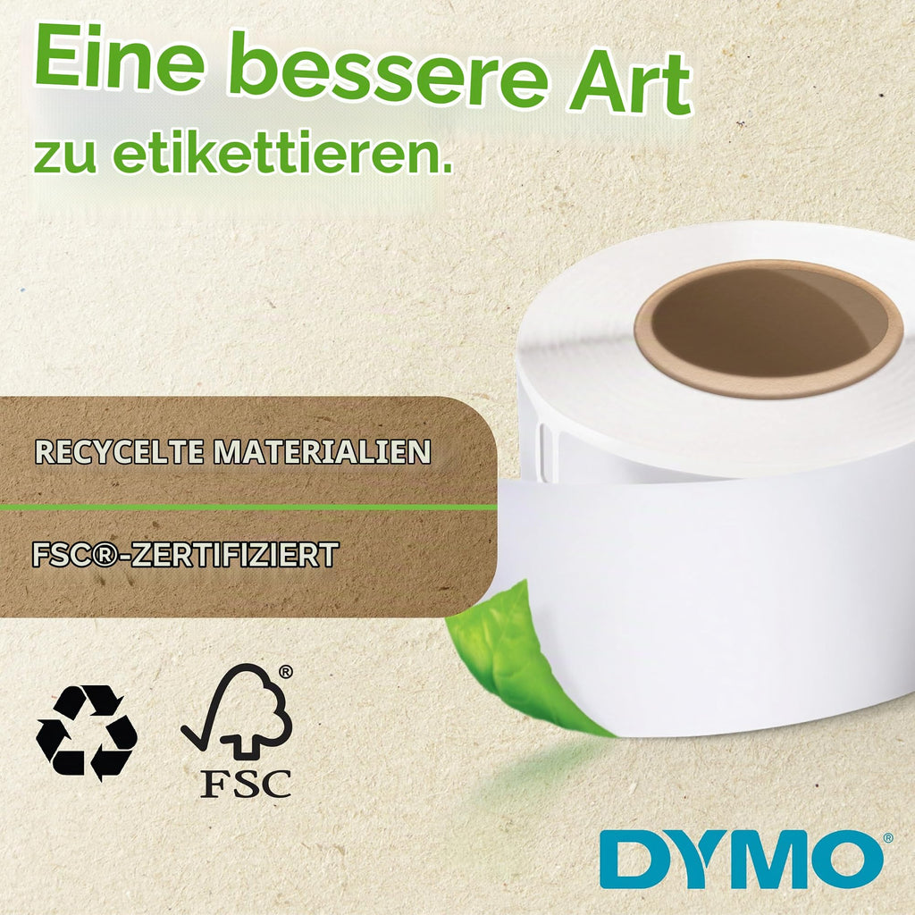 DYMO Original LabelWriter Adressetiketten (Groß) | 36 mm x 89 mm | 24 Rollen mit je 260 leicht ablösbaren Etiketten (6.240 Etiketten) | selbstklebende Etiketten | für LabelWriter-Beschriftungsgerät