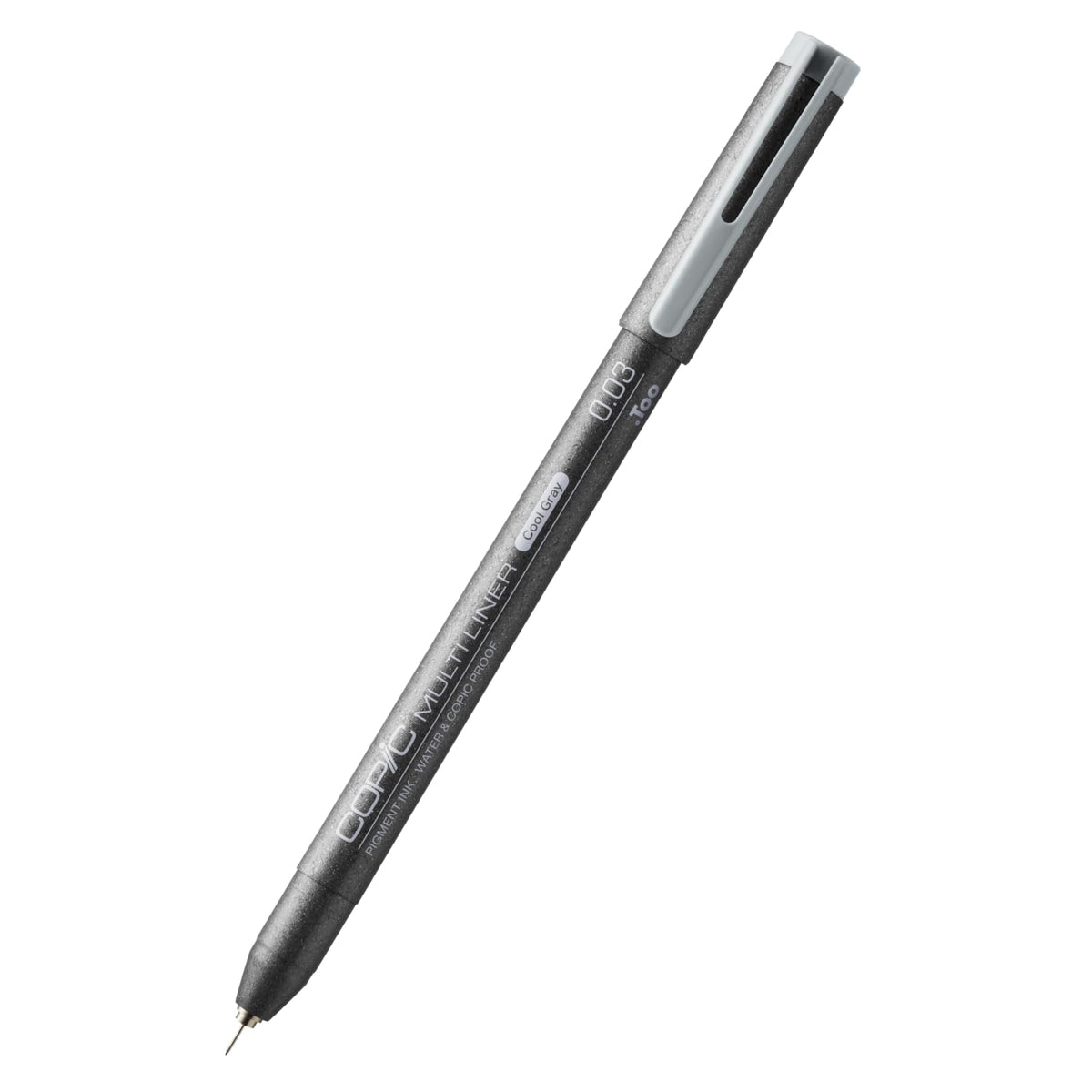 Copic Multiliner 0,03 mm, Cool Gray, Fineliner mit einer feinen Spitze und wasserbeständiger Pigmenttinte