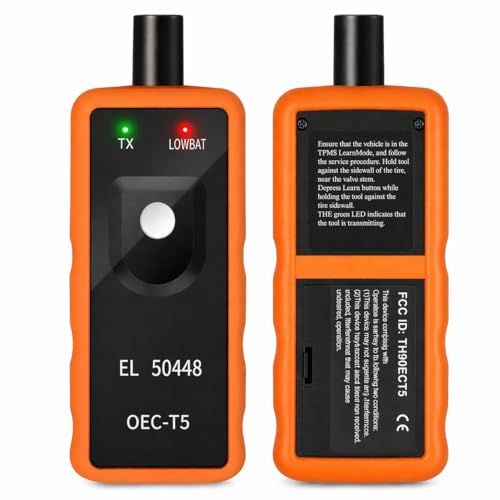 Anlernsystem für EL50448 TPMS Reifendruckmessgerät Anlerngerät Relearn Tool Reifendruckkontrollsystem Reifendrucksensor für Opel GM Ford Reifenventilaktivator Lerninstrument zum Zurücksetzen Reifendru