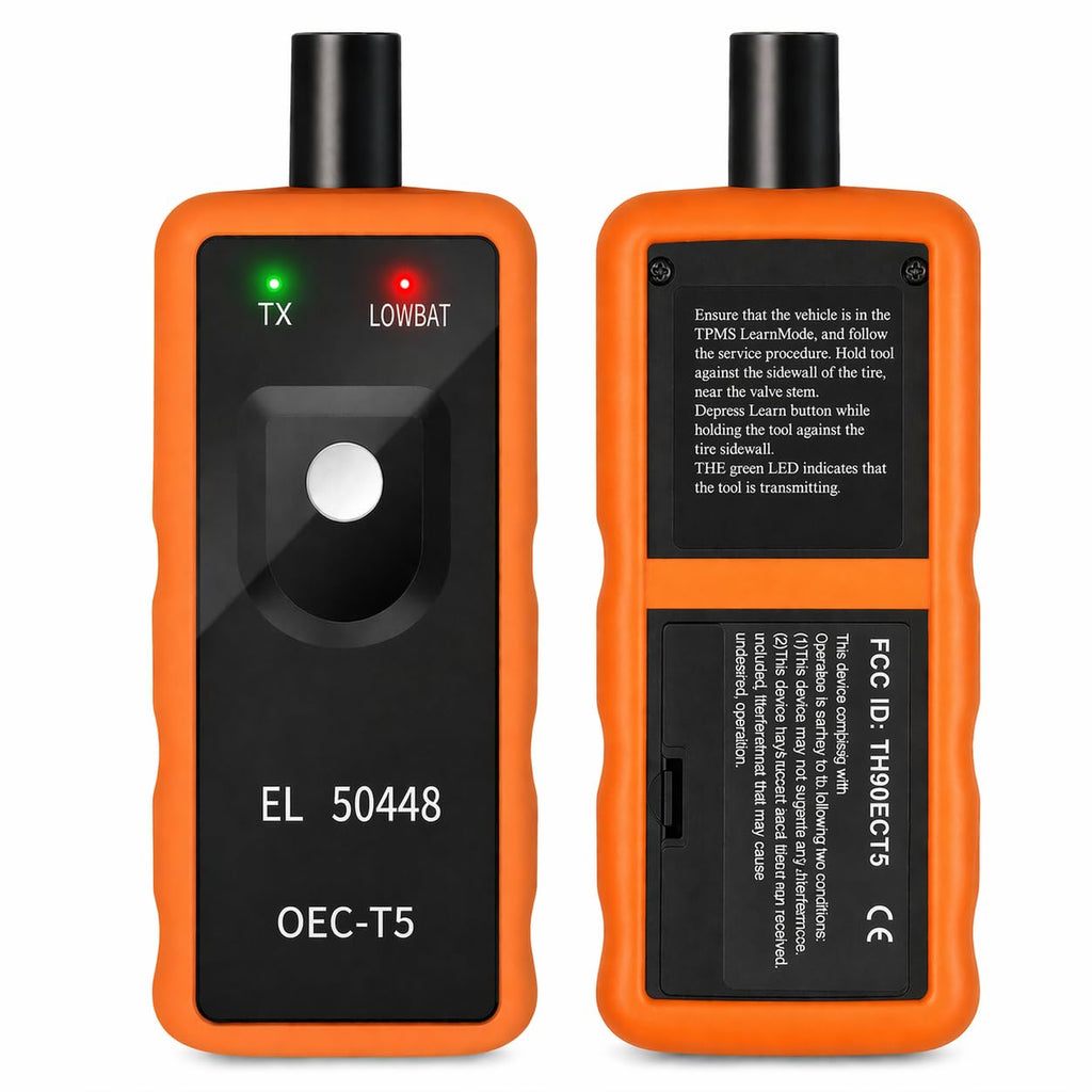 Anlernsystem für EL50448 TPMS Reifendruckmessgerät Anlerngerät Relearn Tool Reifendruckkontrollsystem Reifendrucksensor für Opel GM Ford Reifenventilaktivator Lerninstrument zum Zurücksetzen Reifendru