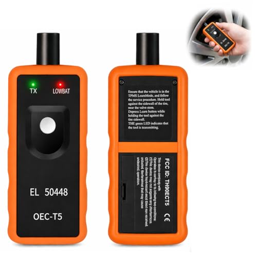 Anlernsystem für EL50448 TPMS Reifendruckmessgerät Anlerngerät Relearn Tool Reifendruckkontrollsystem Reifendrucksensor für Opel GM Ford Reifenventilaktivator Lerninstrument zum Zurücksetzen Reifendru