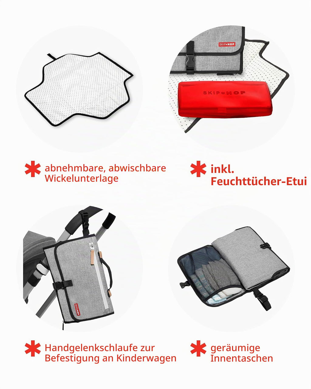 Skip Hop 202218 Pronto Signature Wickelstation, grau