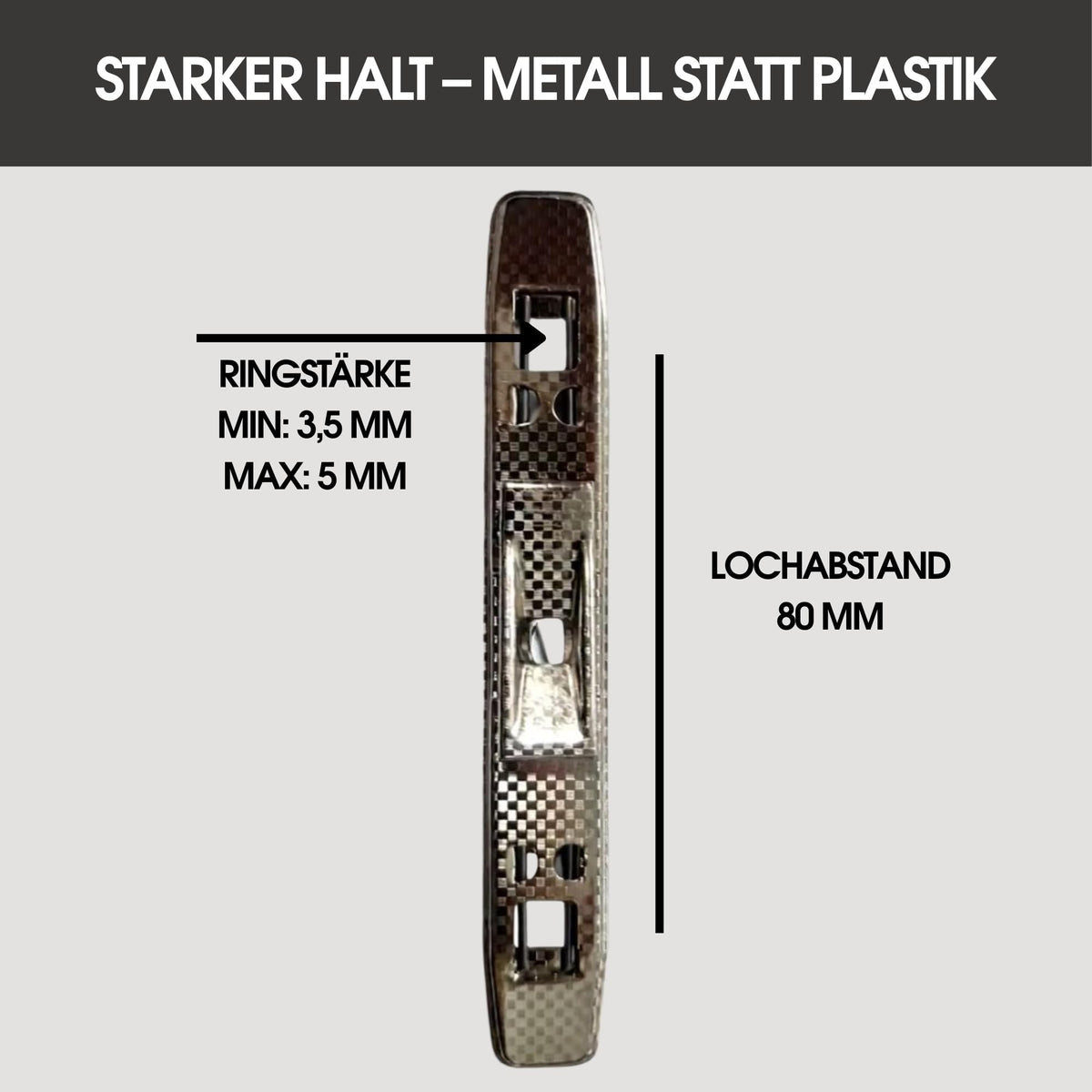 Tippniederhalter 10er Set - Metall Tippniederhalter für Ordner & Ringbücher - Dokumentenhalter für Loseblatt Sammlung - Ersatz Ordnerklemme