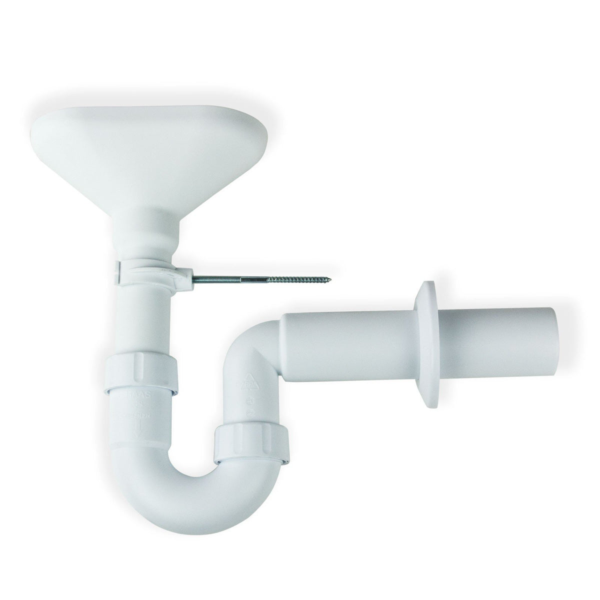 Siphon mit Auffangtrichter DN 50